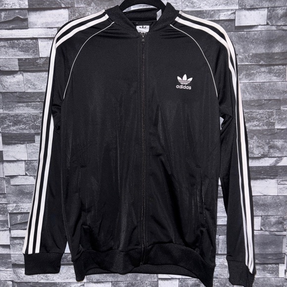 adidas Other - Adidas Black Zip-Up Jacket Kids size XL (15y-16y)